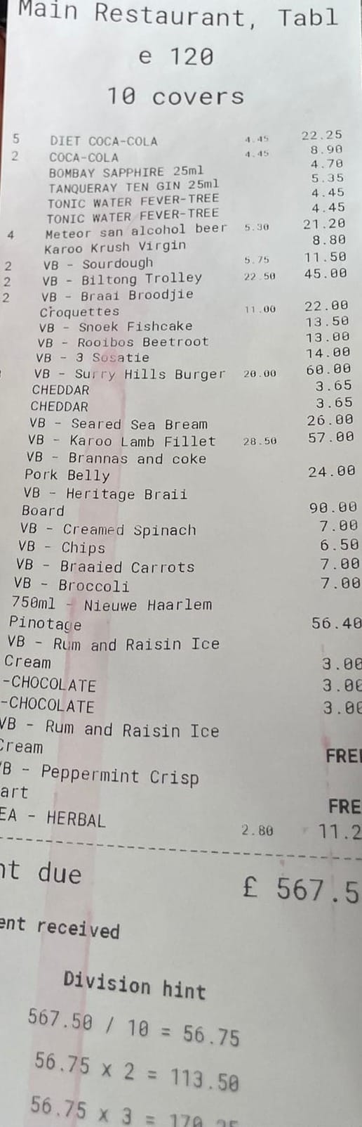 Vivat Bacchus: Lekker Meats at Loony Prices